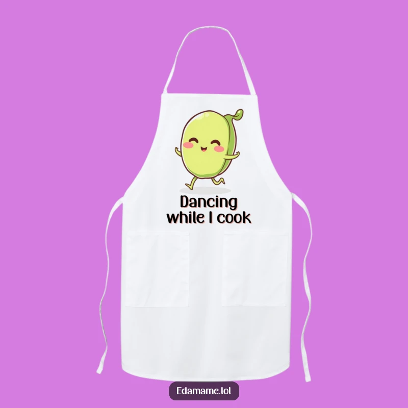 Funny Edamame Pod Apron: Cook with Joy, Hilarious Kitchen Gift