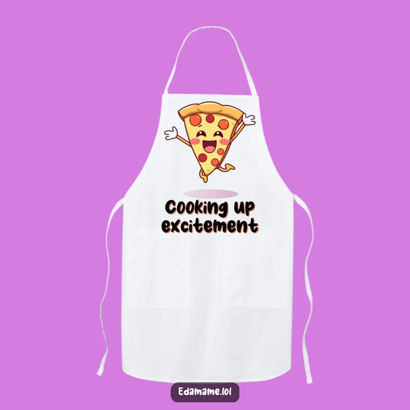 Funny Pizza Slice Apron: Cook with Joy and Humor