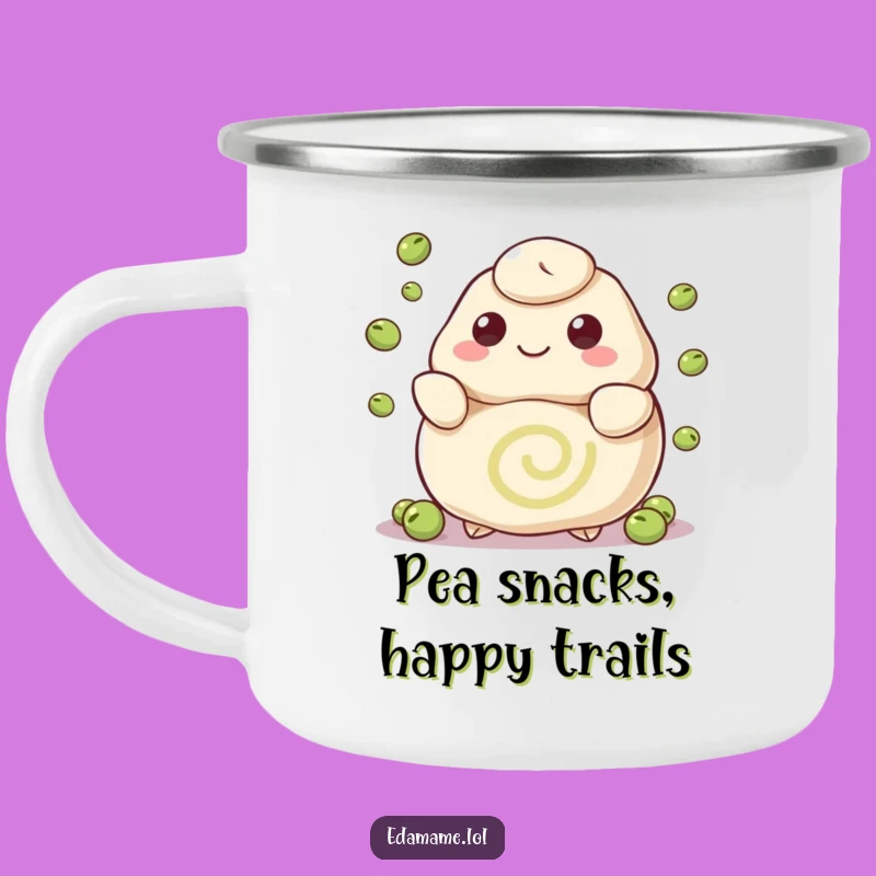 Funny Happy Dumpling Juggling Peas Camping Mug Your Skillful Adventure Mug