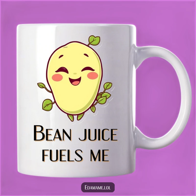 Funny Winking Edamame Bean Mug - The Perfect Cheerful Gift