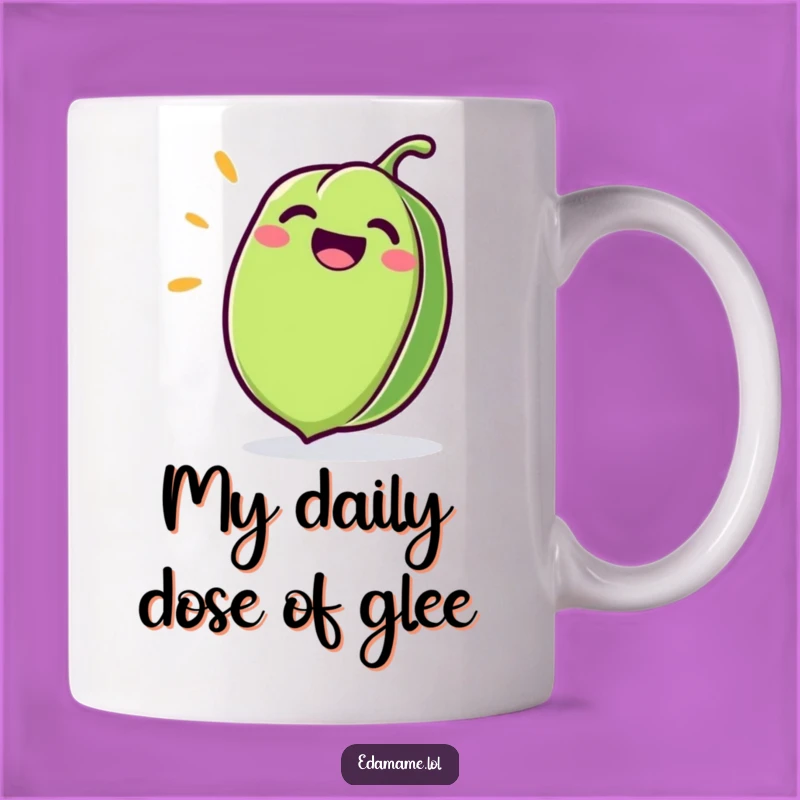 Funny Edamame Giggles Mug: A Joyful, Hilarious Gift for Veggie Lovers