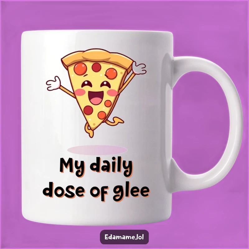 Funny Pizza Slice Mug: Jump for Joy with This Hilarious Character Coffee Cup