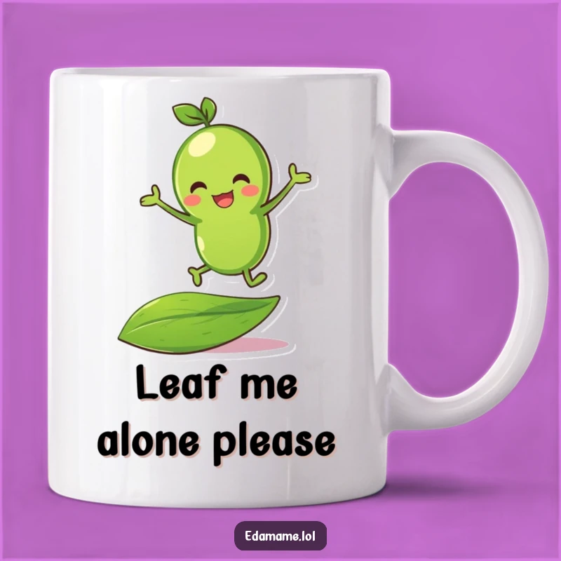 Funny Green Bean Bouncing Mug - Hilarious Vibrancy Gift for Bean Lovers!