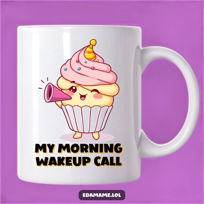 Funny Cupcake Blowing Party Horn Mug: A Hilarious Treat for Your Coffee Break