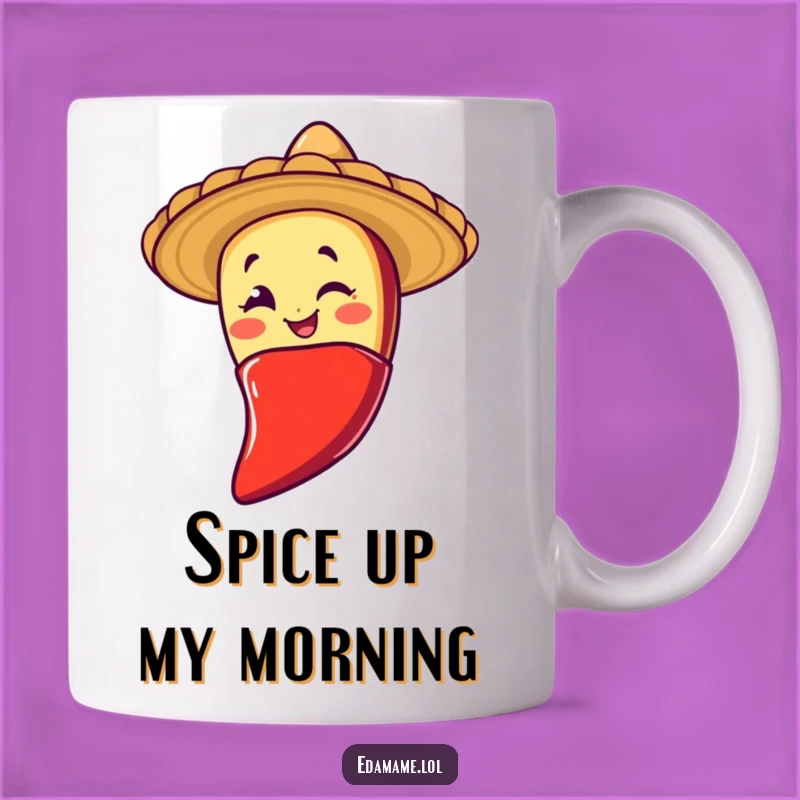 Funny Winking Taco Chili Slide Mug A Spicy Sip of Fun