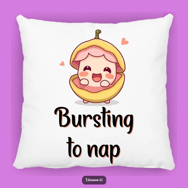 Funny Bean Pod Pillow: Snuggle Up with Edible Joy and Comfort