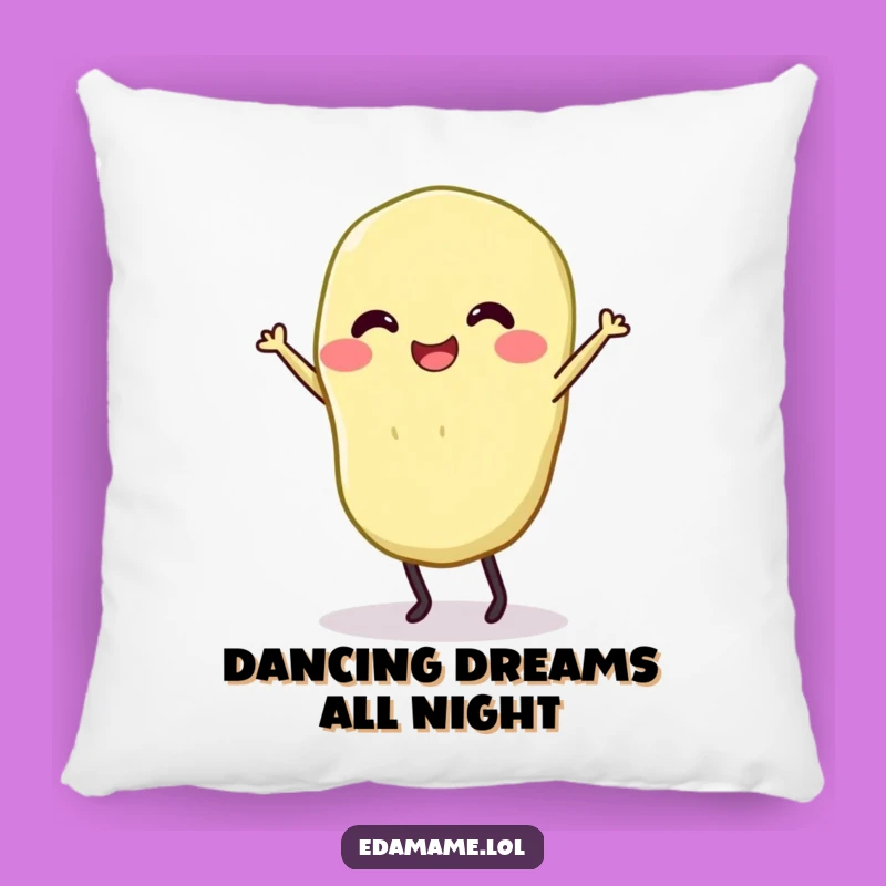 Funny Dancing Edamame Pillow - Cozy Comfort with a Happy Beat