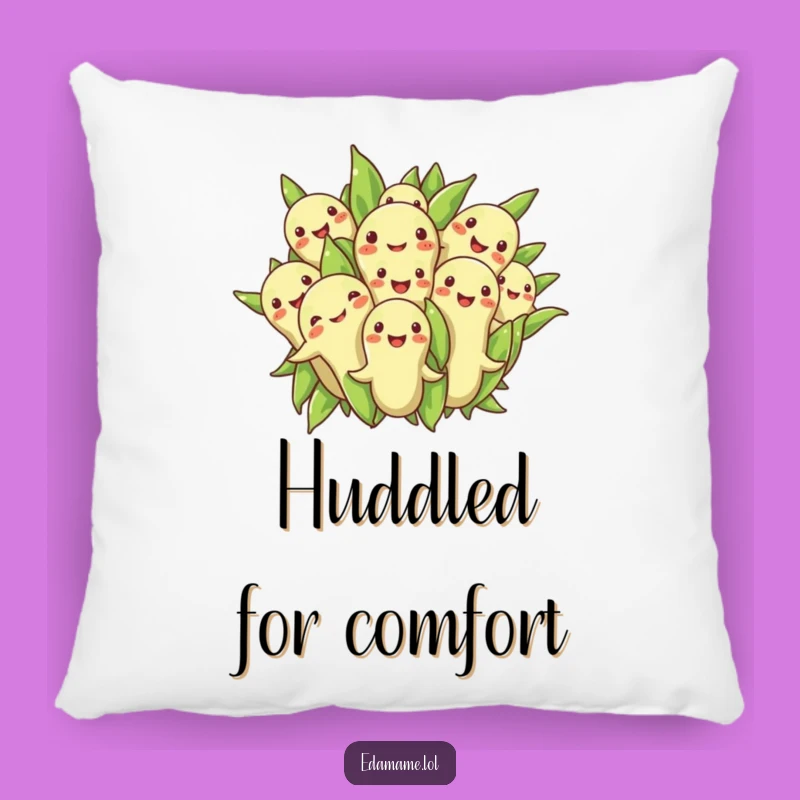 Funny Edamame Huddle Pillow: Snuggle Up With This Bean Group