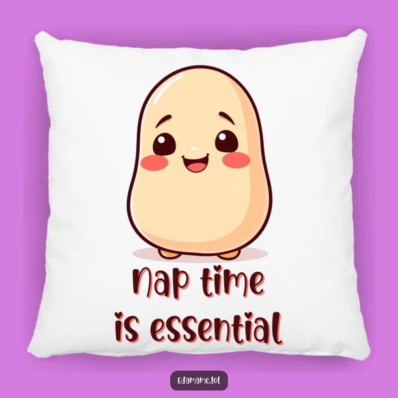 Funny Soy Bean Rolling Pillow - Comfy & Humorous Bean Cushion - Adorable Funny Gift Accent