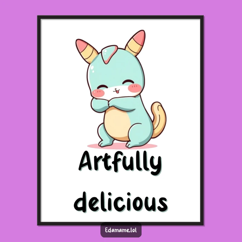 Funny Churro Yoga Poster: Add Playful Flexibility to Your Walls