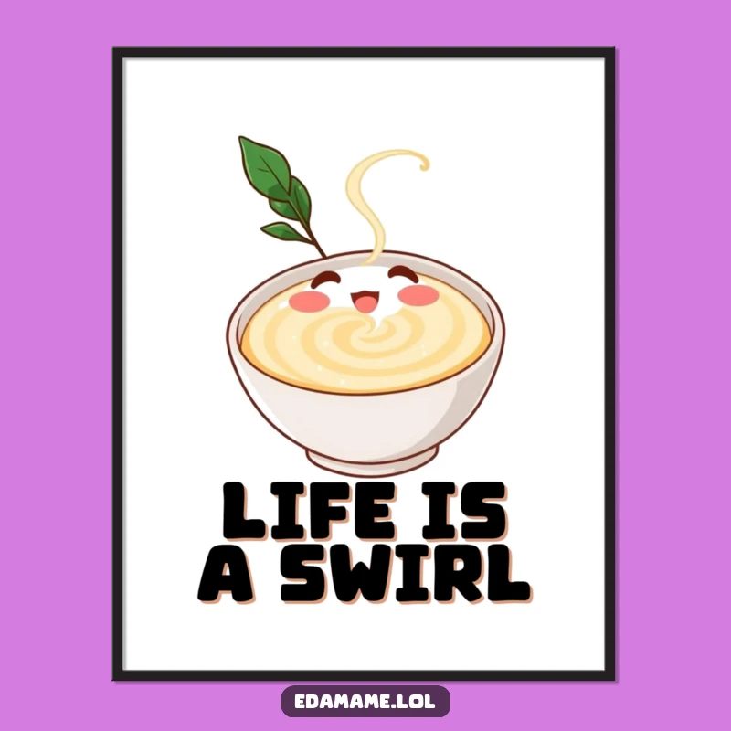 Funny Dashi Broth Art Print: Decorate with Umami Vibes, Amazing Funny Gift!