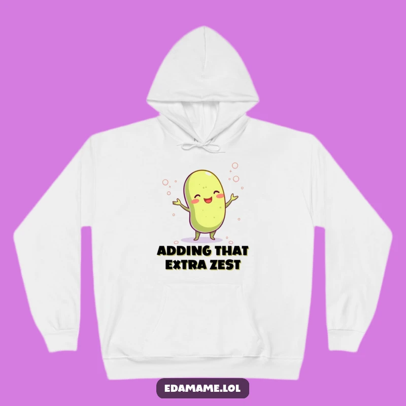 Funny Edamame Salt Juggling Hoodie: Cozy Up with Savory Humor