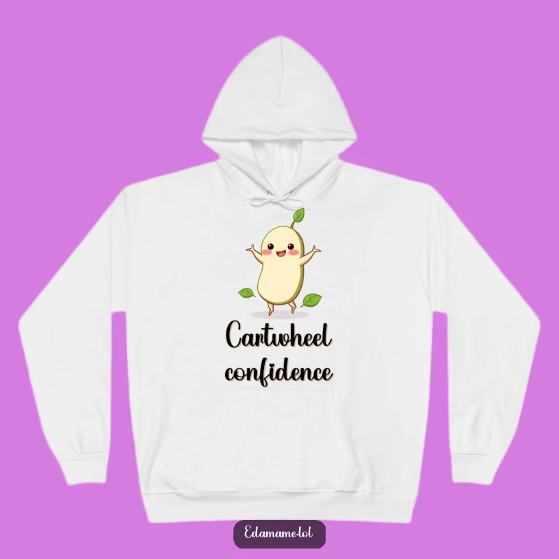 Funny Edamame Cartwheel Hoodie: Stay Warm With This Hilarious Bean