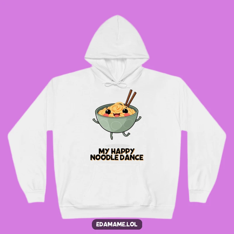 Funny Smiling Ramen Legs Hoodie Cozy Up with a Bowl of Joy
