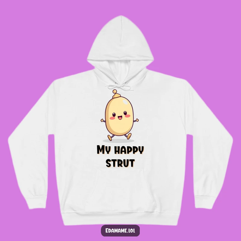 Funny Bean Character Hat Hoodie: Cozy & Cheerful Skipper Apparel