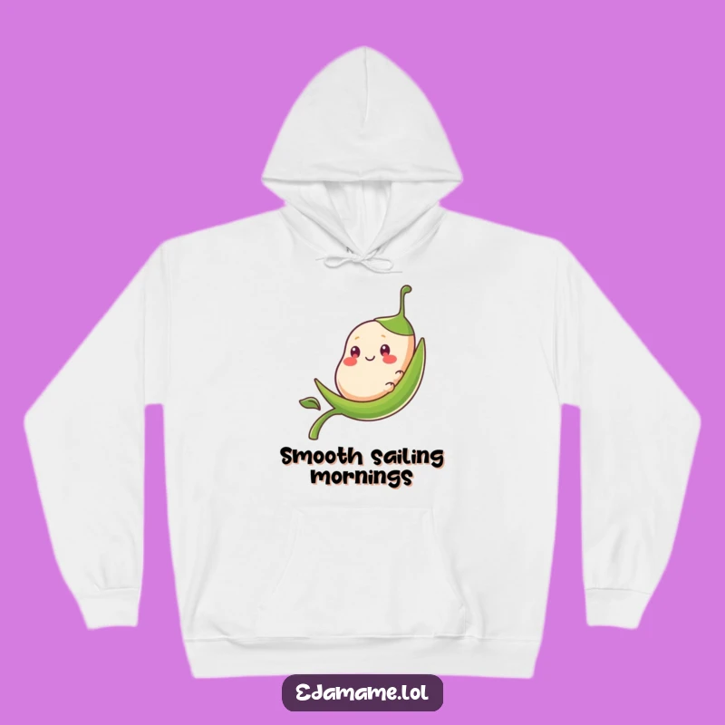 Funny Bean Pod Sliding Hoodie - Cozy & Hilarious Smooth Stalk Apparel!