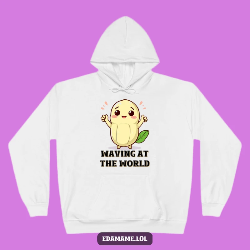Cozy Funny Edamame Pod Hoodie: Warm Waves, Perfect Funny Gift