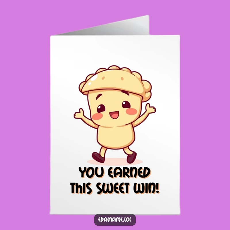 Free Printable Congrats Card: Jigging Pie, A Deliciously Funny Downloadable Gift for Success