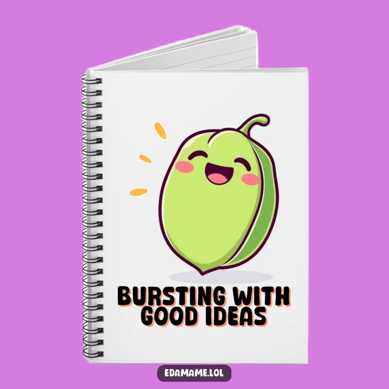 Funny Edamame Notebook: Jot Down Your Giggles with This Hilarious Pod's Pages