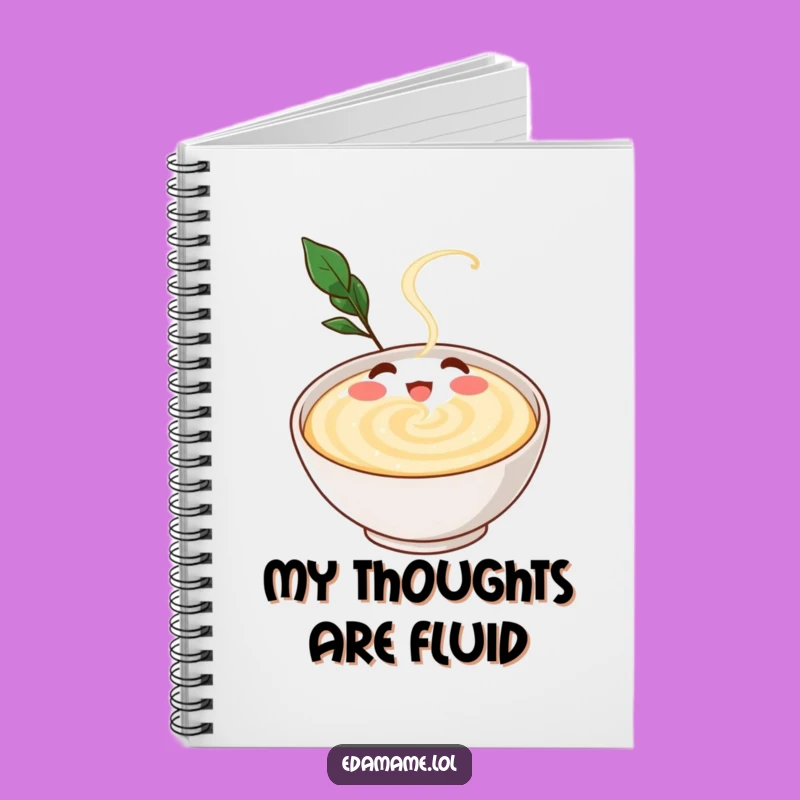 Funny Dashi Broth Notebook: Jot Down Ideas with Swirling Inspiration, Ideal Funny Gift!