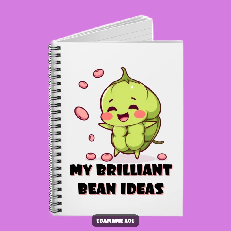 Funny Edamame Juggler Notebook - Hilarious Journal for Veggie Lovers' Ideas