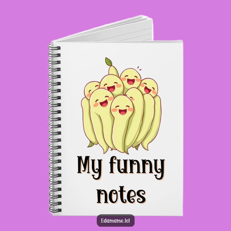 Funny Edamame Laugh Notebook: Jot Down Joyful Thoughts