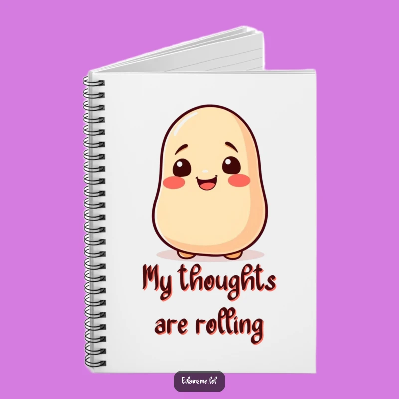Funny Soy Bean Rolling Notebook - Journal Your Laughs - Ideal Funny Gift for Writers