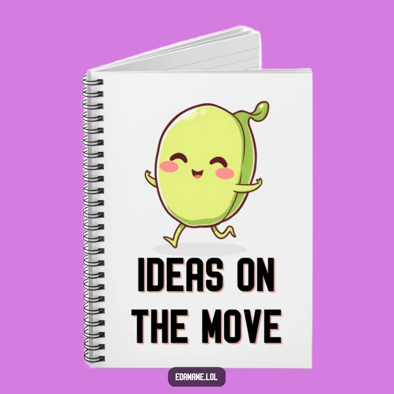 Funny Edamame Pod Notebook: Journal Your Happy Thoughts