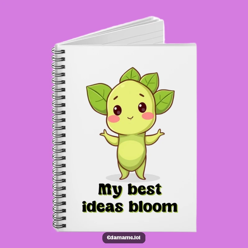 Funny Edamame Notebook: Proud Pose Ideas, a Hilarious Funny Gift