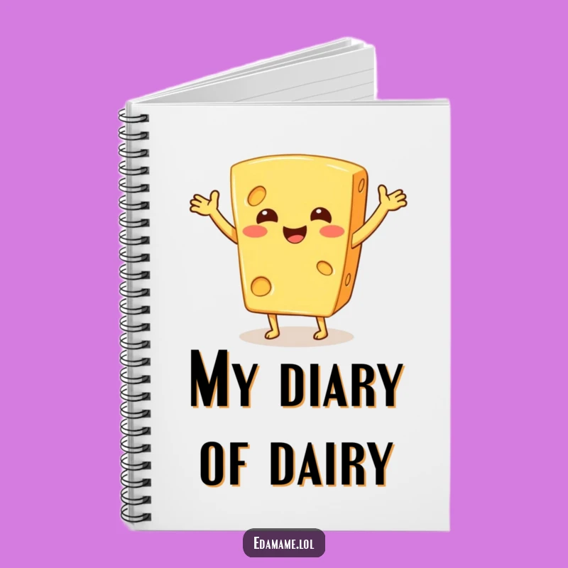 Funny Cheese Jig Notebook: Jot Down Ideas with Dairy-Inspired Humor
