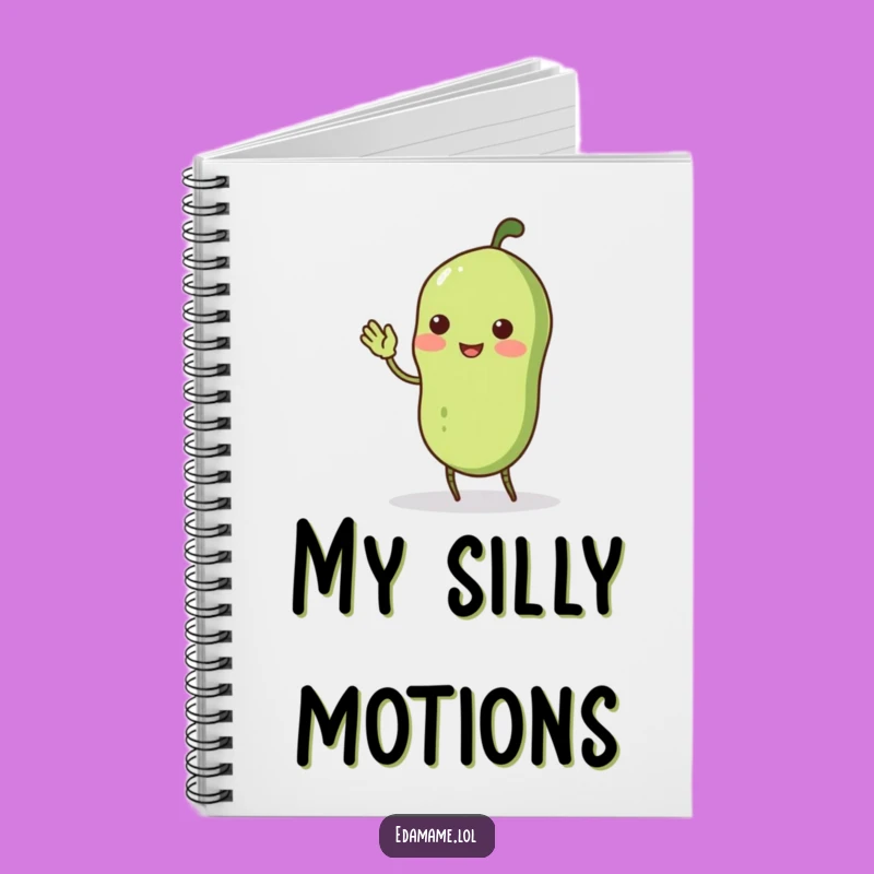 Funny Edamame Pod Curtsey Notebook: Jot Down Your Quirky Ideas