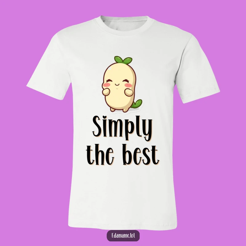 Funny Edamame Bow T-Shirt: Wear Your Manners with Style