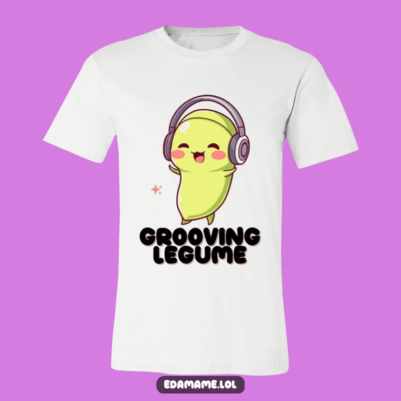 Funny Edamame DJ T-Shirt: Bobbing Head Groovy Bean, Hilarious Gift for Music Lovers