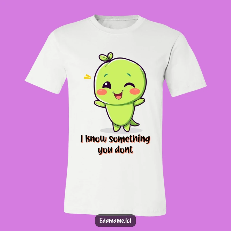 Funny Edamame Wink T-Shirt: Show Off Your Playful Side Hilariously