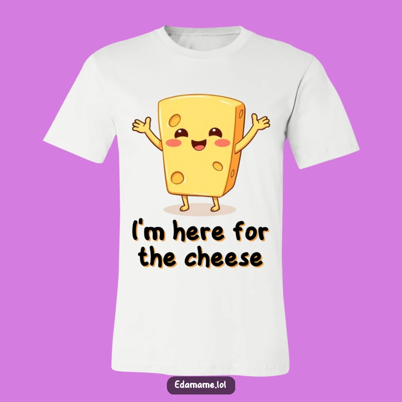 Funny Jigging Cheese T-Shirt: A Hilarious Dairy Delight for Your Wardrobe