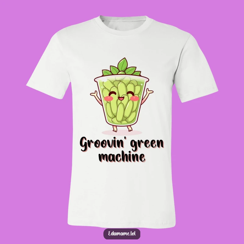 Funny Edamame Dance T-Shirt - Cheerful Bean Graphic Tee Gift