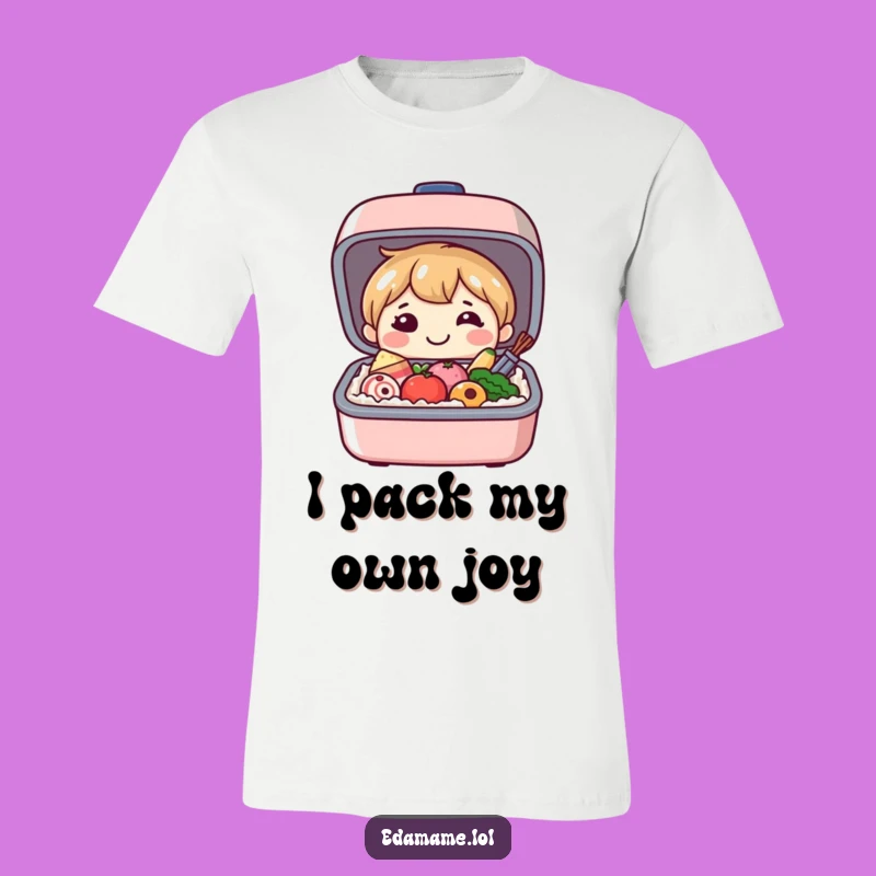 Funny Bento Box Tee: Wear Your Happy Food Pride, Ideal Funny Gift!