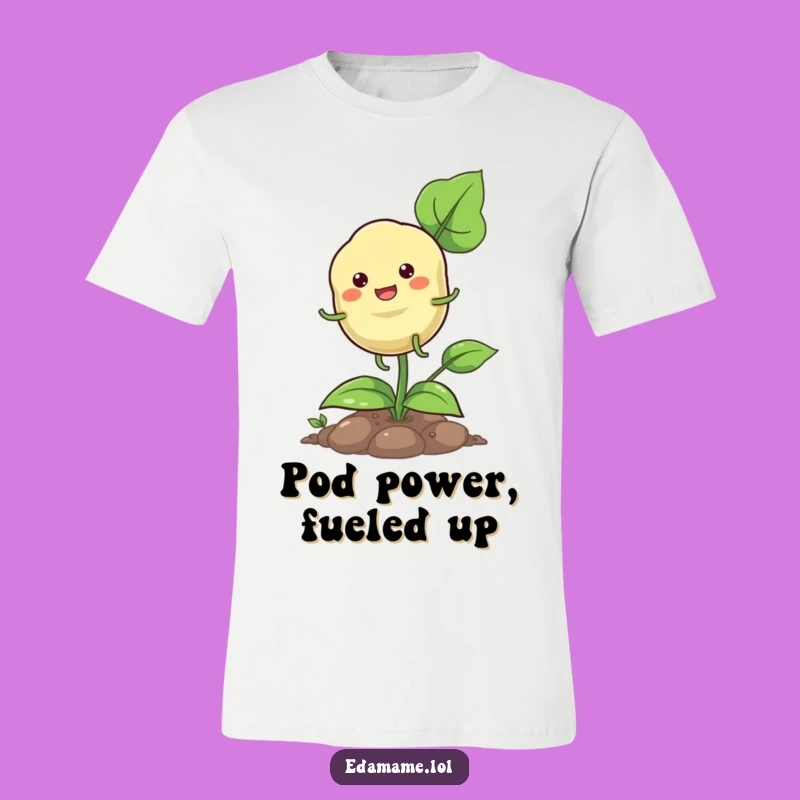 Funny Pod Hopping T-Shirt - Cute Plant Character Tee - Adorable Funny Gift for Plant Lovers
