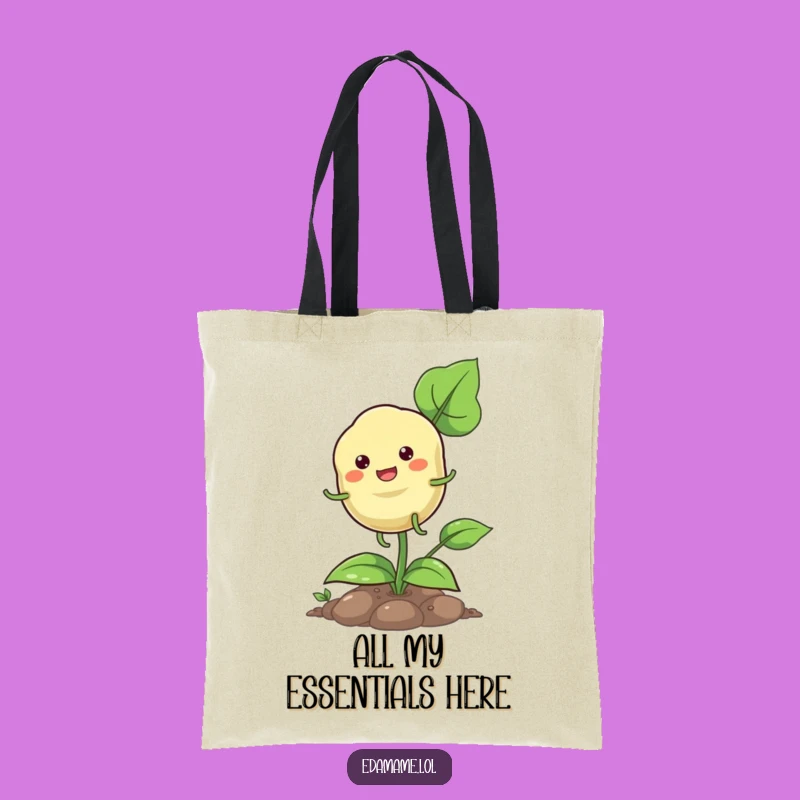 Funny Pod Hopping Tote Bag - Stylish & Humorous Plant Accessory - Great Funny Gift Idea