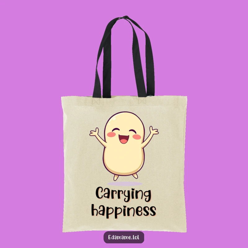 Funny Bean Pod Tote Bag: Jumping Carry, a Hilarious Funny Gift