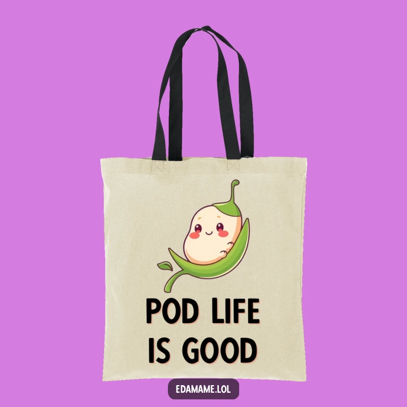 Funny Bean Pod Sliding Tote Bag - Hilarious & Practical Smooth Ride!