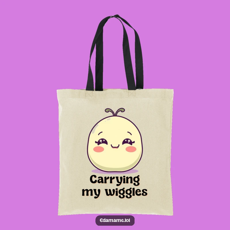 Funny Wiggling Bean Pod Tote Bag - Carry Your Happiness Everywhere